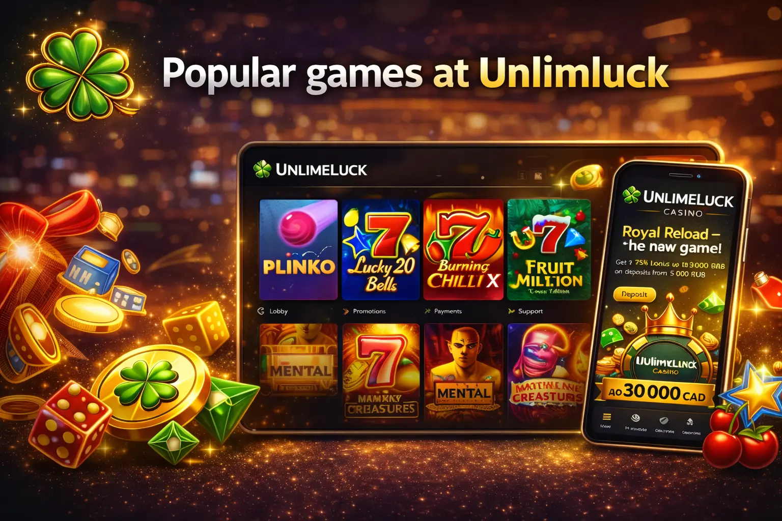 Game Variety at Unlimluck Casino
